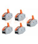 WAGO lasklem 2 draads, voor 230 volt, 5 stuks