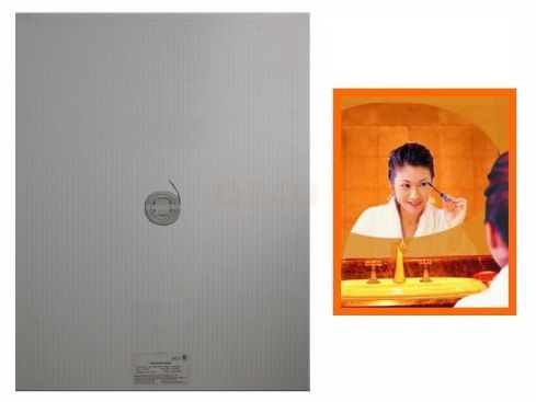 Badkamer spiegelverwarming, rechthoek. 220 x 280 mm, 24 volt