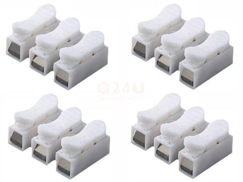 Quick-connect Terminal CH-3, 230 volt - zonder schroeven, 4 stuks