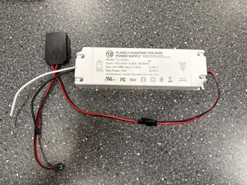 Q24U 24V 75W LED Driver met Touch Dimmer – Q24U TZ-7524C – Spiegelverlichting