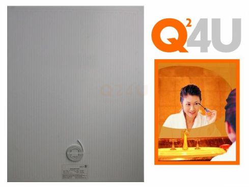 Spiegelverwarming, rechthoek. 400 × 500 mm, 12 volt