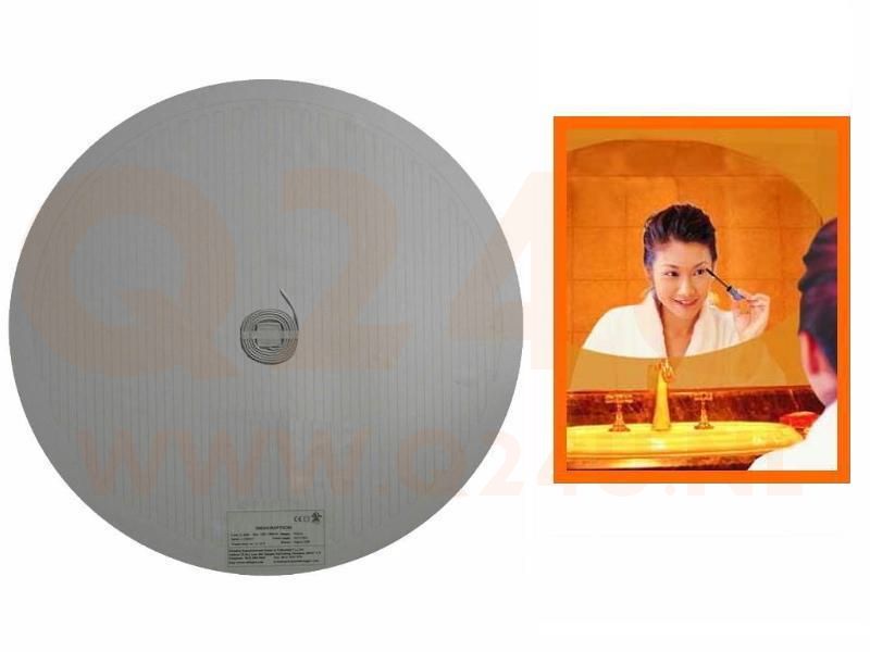 Badkamer spiegelverwarming Rond 900 mm, 90 cm 230 volt -