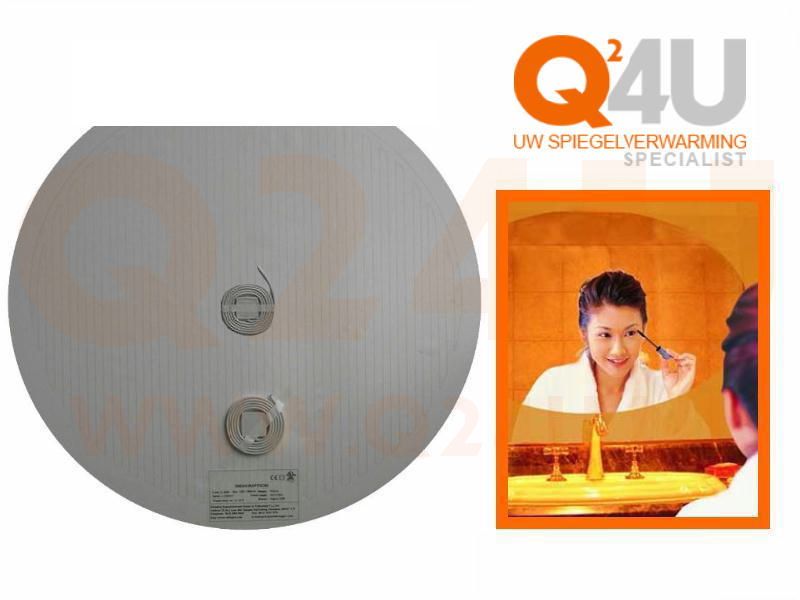 Badkamer spiegelverwarming Rond 900 mm, 90 cm 230 volt -
